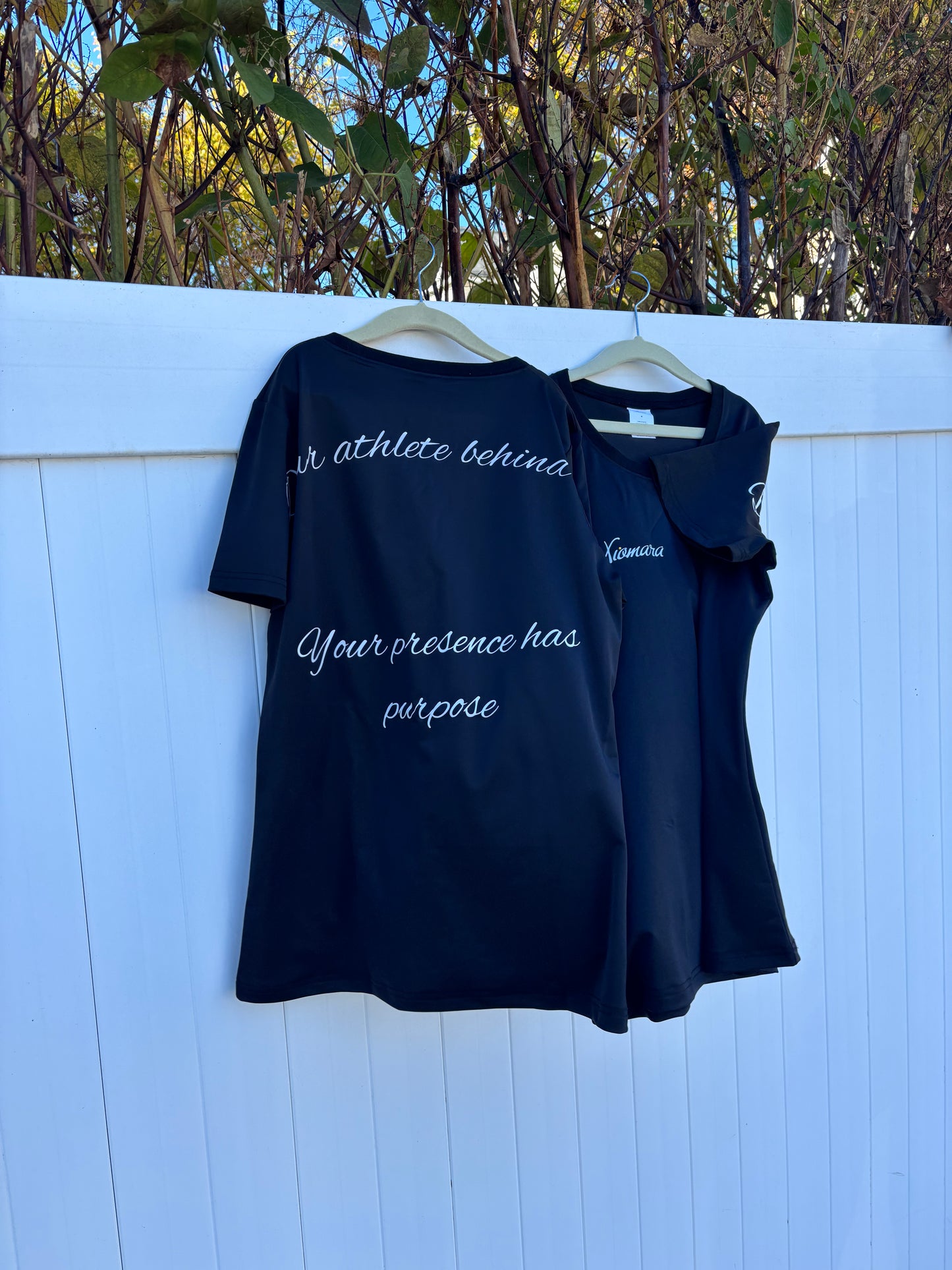 Womens black short sleeve shirt