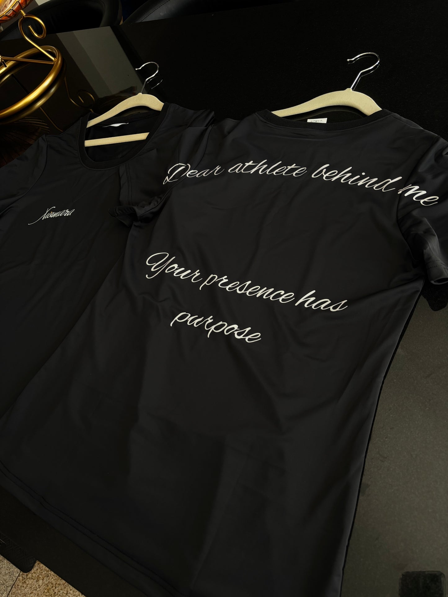 Womens black short sleeve shirt