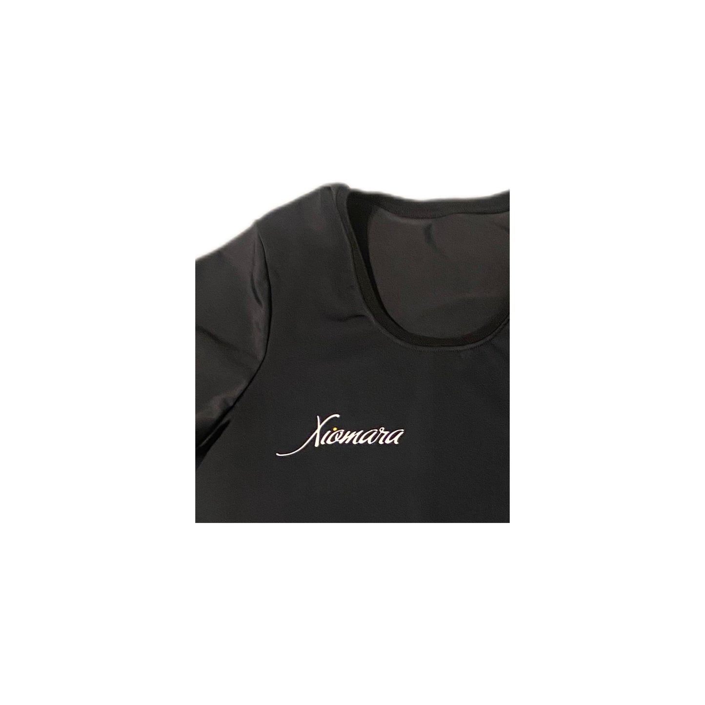 Womens black short sleeve shirt